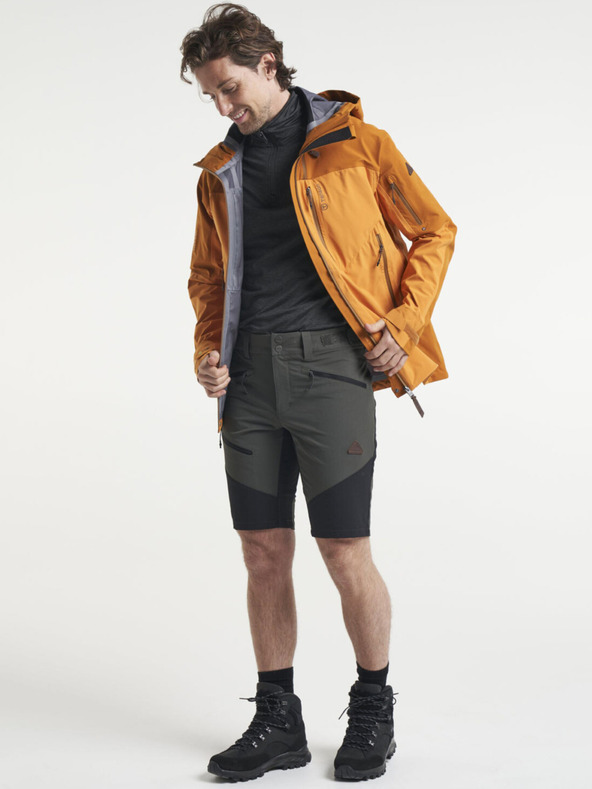 Tenson pantaloncini outdoor da uomo TENSON Himalaya Stretch Shorts M kaki scuro