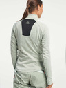 Tenson felpa con cappuccio funzionale da donna TENSON Touring Midlayer W verde chiaro