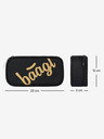 BAAGL  Set scuola nero - zaino, astuccio e borsa Baagl Skate Gold