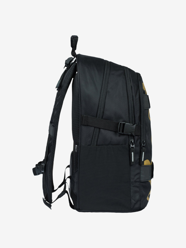 BAAGL  Set scuola nero - zaino, astuccio e borsa Baagl Skate Gold