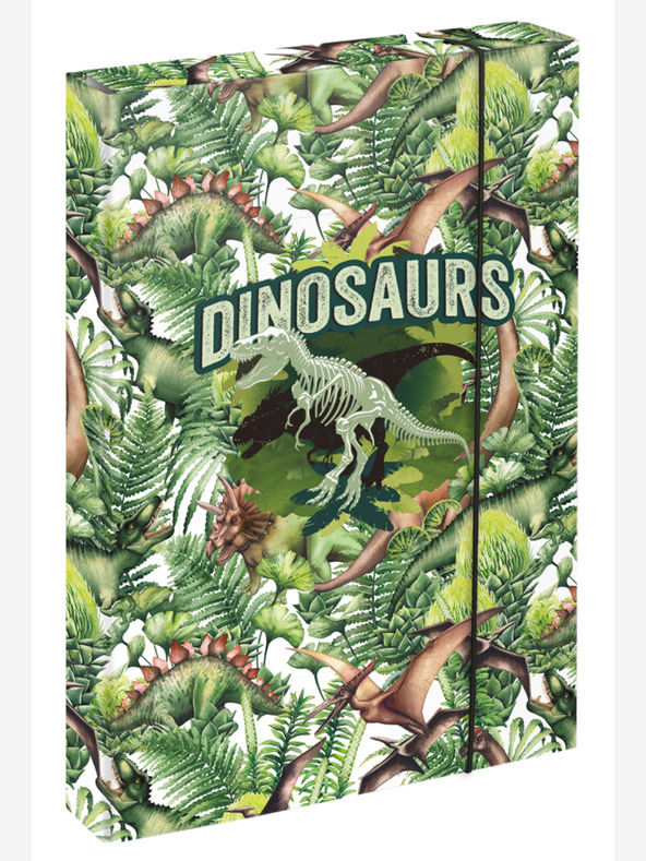 BAAGL  Copertina quaderno scuola verde A4 Baagl Jumbo Dinosaur