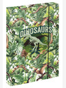 BAAGL  Copertina quaderno scuola verde A4 Baagl Jumbo Dinosaur