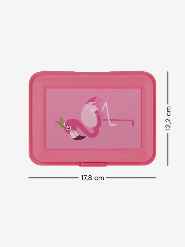 BAAGL  Scatola per il pranzo rosa Baagl Flamingo