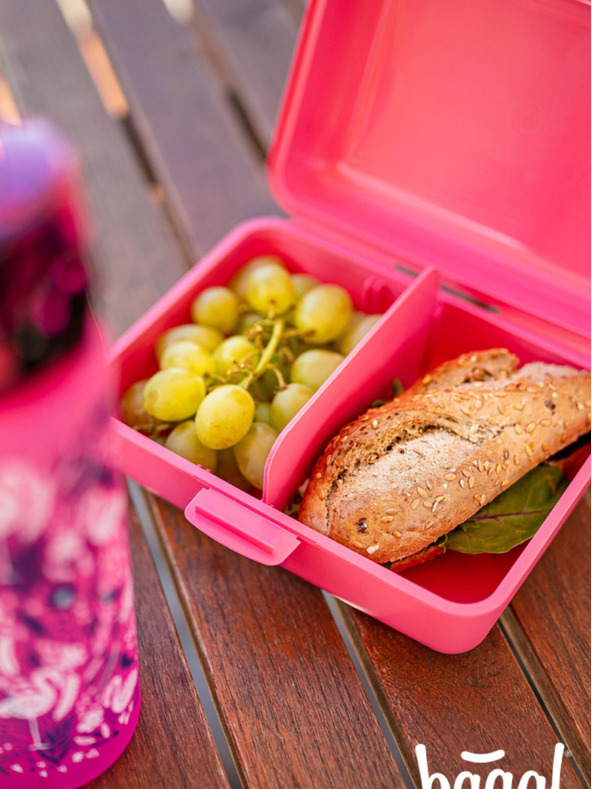 BAAGL  Scatola per il pranzo rosa Baagl Flamingo