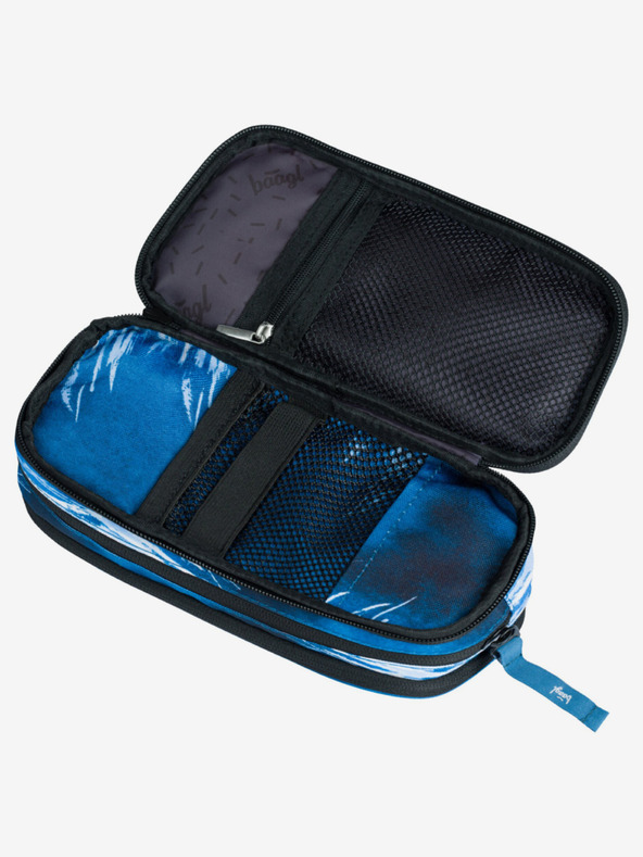 BAAGL  Astuccio per studenti blu Baagl Steel