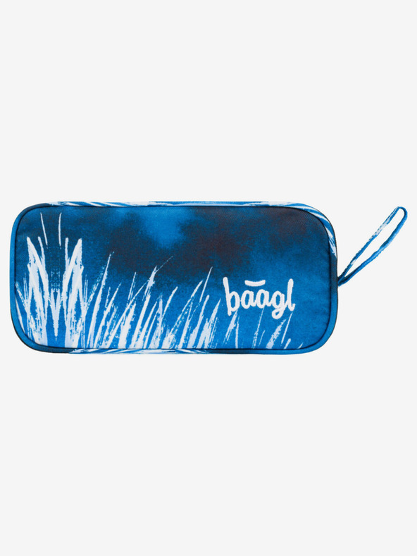 BAAGL  Astuccio per studenti blu Baagl Steel