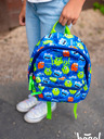 BAAGL  Zaino scuola dell'infanzia blu Baagl Monsters
