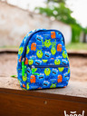 BAAGL  Zaino scuola dell'infanzia blu Baagl Monsters