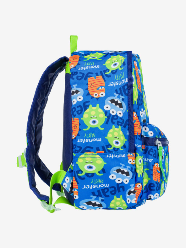 BAAGL  Zaino scuola dell'infanzia blu Baagl Monsters