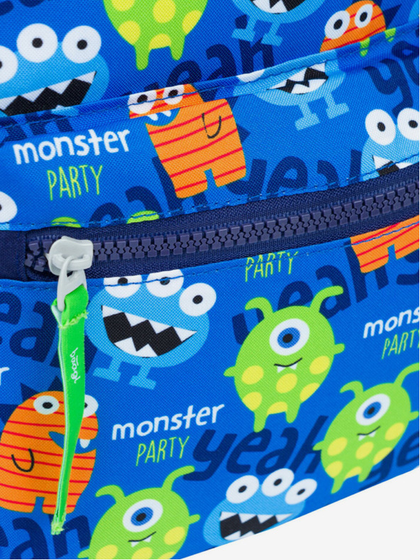 BAAGL  Zaino scuola dell'infanzia blu Baagl Monsters
