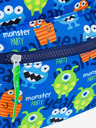 BAAGL  Zaino scuola dell'infanzia blu Baagl Monsters
