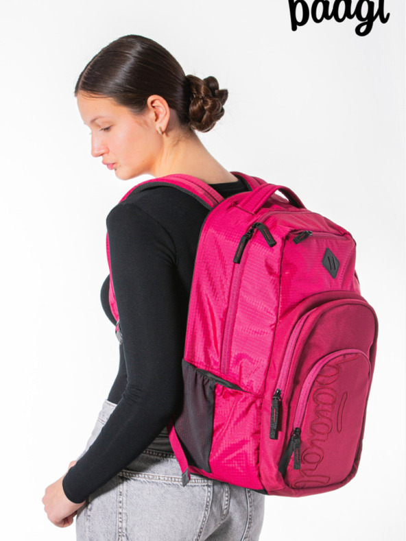 BAAGL  Zaino rosso Baagl Coolmate Ruby