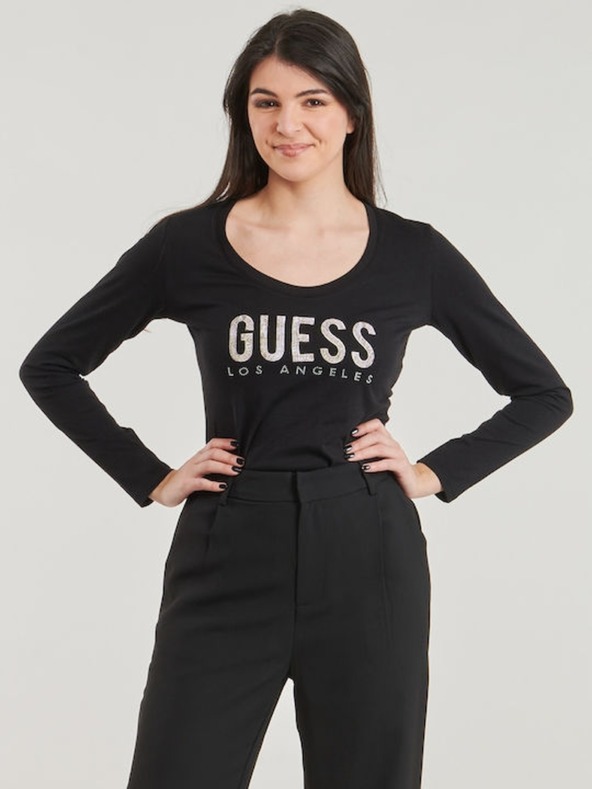 Guess Jeans T-shirt nero Python Guess jeans