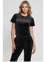 Guess Jeans T-shirt nero Velvet logo Guess jeans