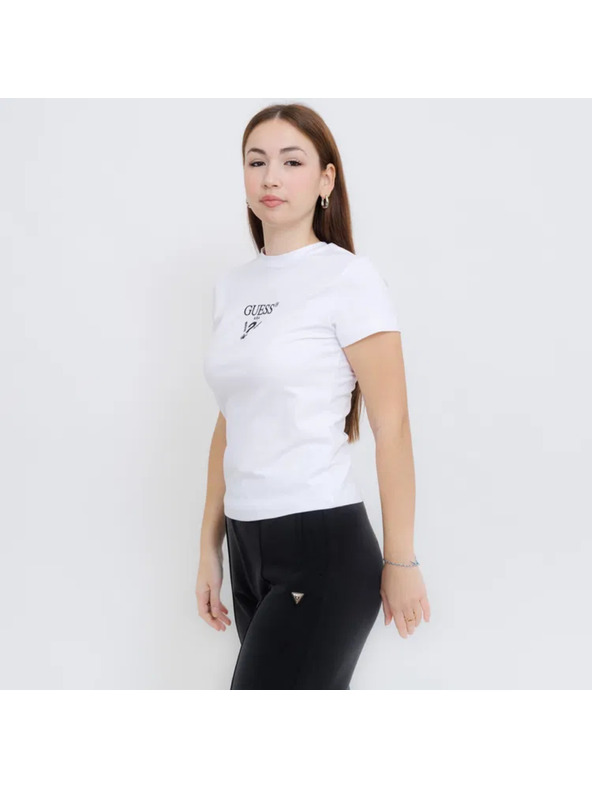 Guess Jeans T-shirt bianca da donna Colette Guess jeans