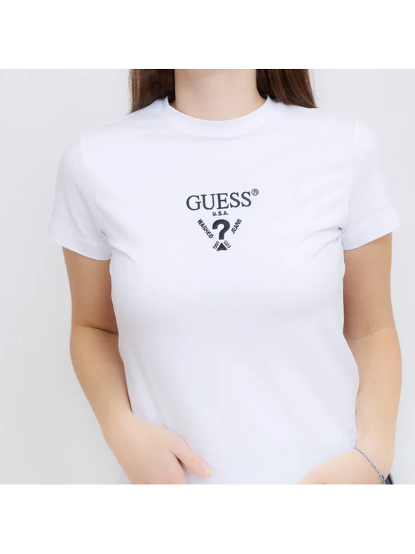 Guess Jeans T-shirt bianca da donna Colette Guess jeans
