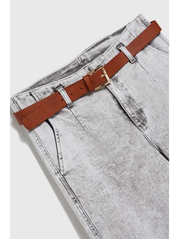 Moodo Jeans grigi da donna Moodo