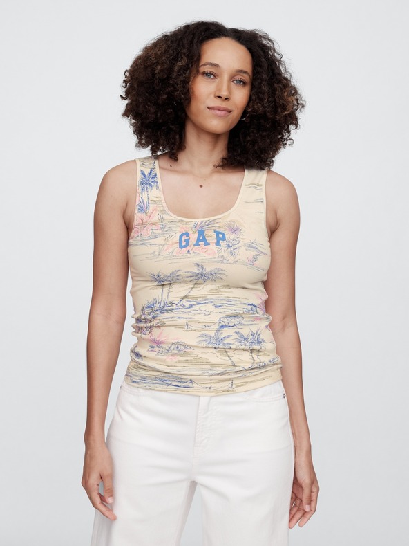 GAP Canotta a coste con logo GAP