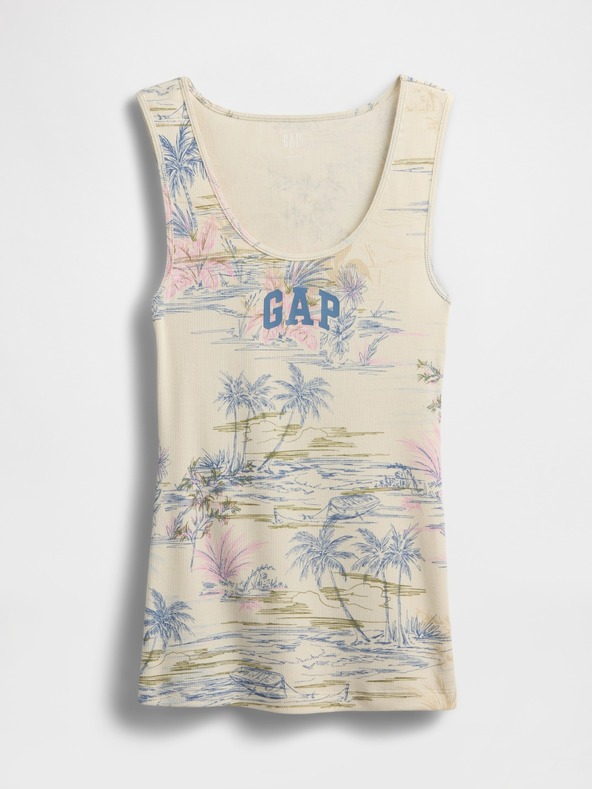 GAP Canotta a coste con logo GAP