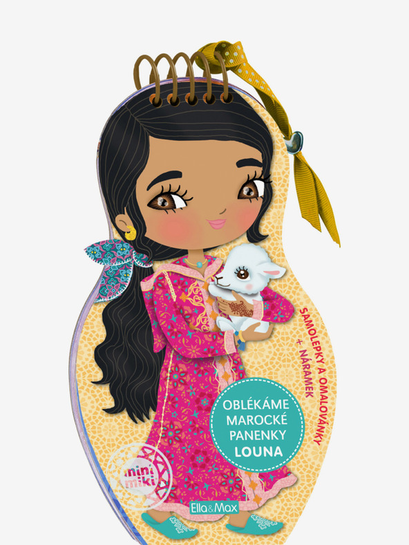 ELLA & MAX Vesti le bambole marocchine LOUNA - Libro da colorare