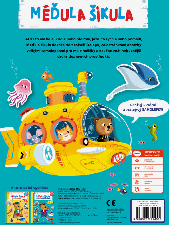 ELLA & MAX MAD SHIKULA: CONOSCIAMO IL TRAFFICO - Libro di adesivi