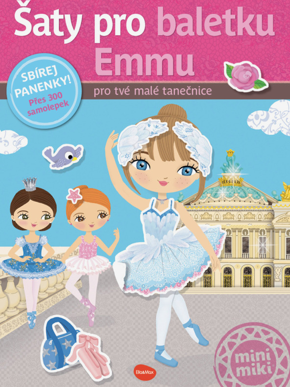 ELLA & MAX Vestito per EMMA la ballerina - Libro di adesivi