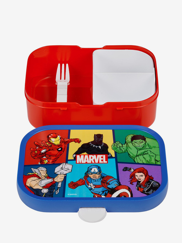Mepal Scatola portamerenda blu e rossa per bambini Mepal Campus Avengers