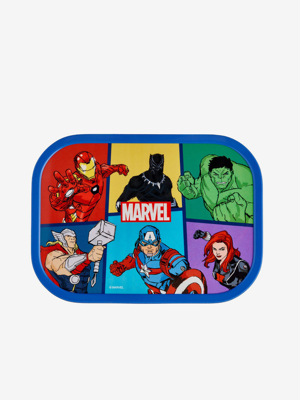 Mepal Scatola portamerenda blu e rossa per bambini Mepal Campus Avengers