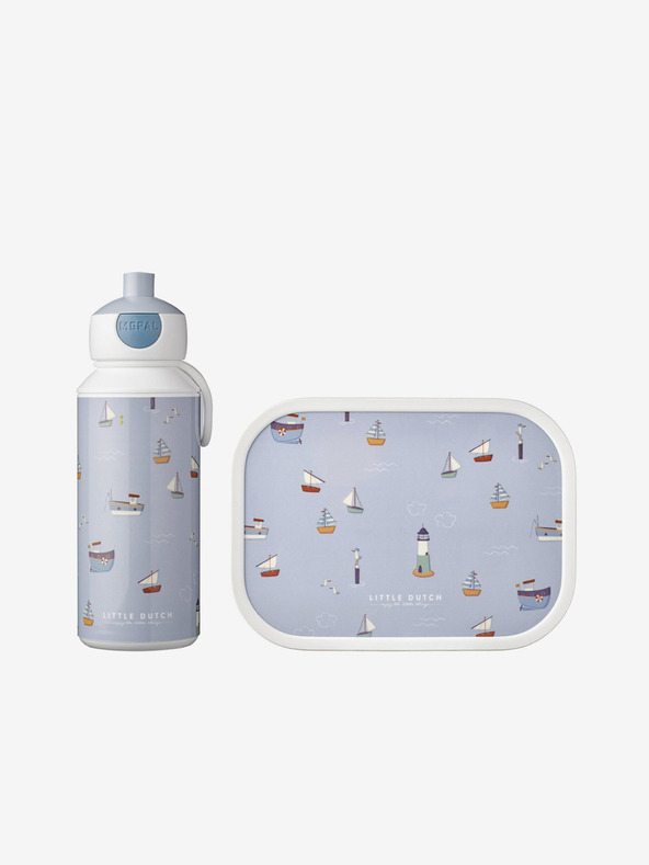 Mepal Set merenda per bambini a fantasia Mepal Campus Little Dutch Sailor Bay azzurro chiaro