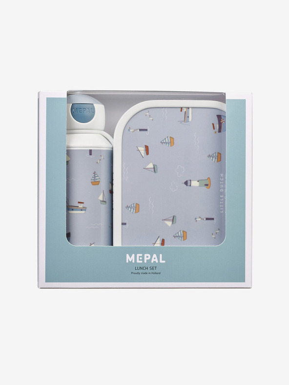 Mepal Set merenda per bambini a fantasia Mepal Campus Little Dutch Sailor Bay azzurro chiaro