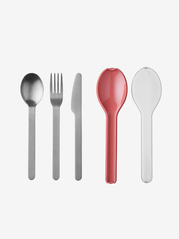 Mepal Mepal Ellipse set di posate da viaggio in acciaio inox grigio
