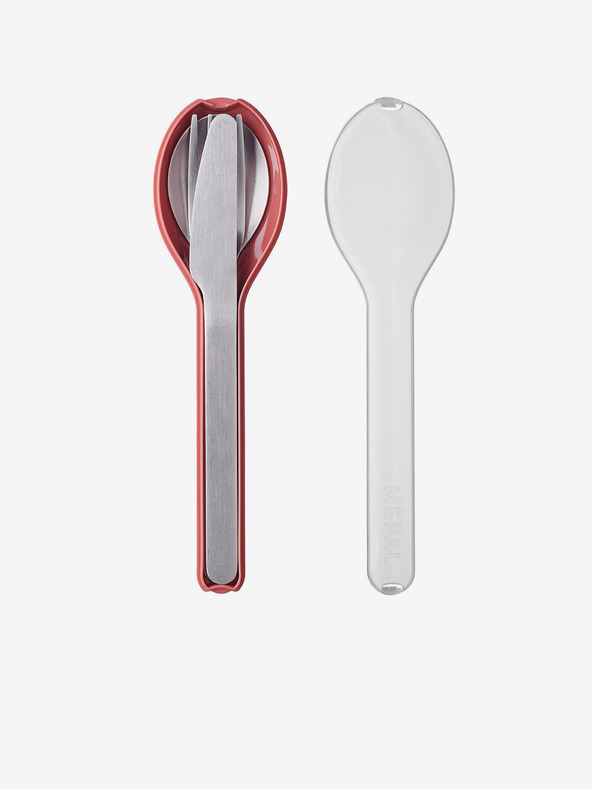 Mepal Mepal Ellipse set di posate da viaggio in acciaio inox grigio