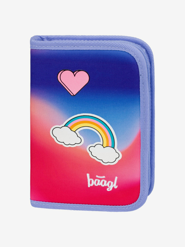 BAAGL  Rosso 3 SET Airy Hippie: zaino, astuccio, borsa Baagl