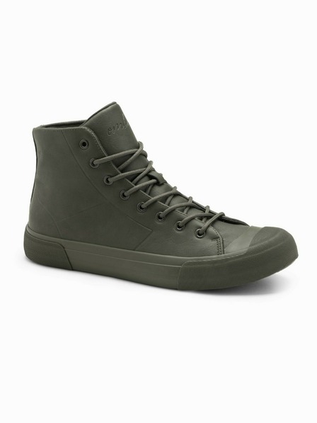 Ombre Clothing Sneakers alte da uomo con punta in gomma Ombre Clothing