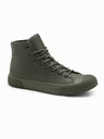 Ombre Clothing Sneakers alte da uomo con punta in gomma Ombre Clothing