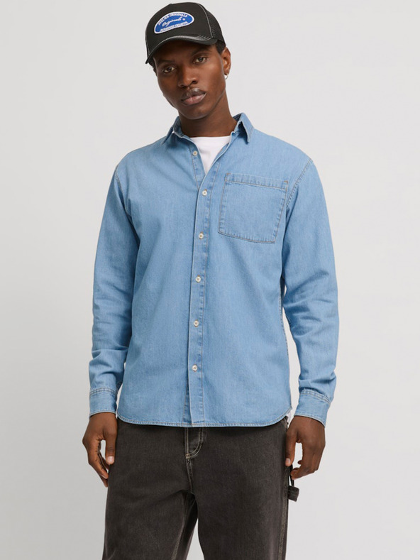 Jack & Jones Camicia Jack & Jones Creek Denim Blu Uomo