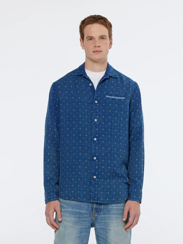Scotch & Soda Camicia in denim blu da uomo Scotch & Soda
