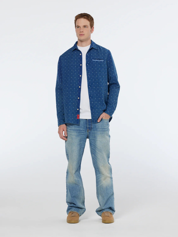 Scotch & Soda Camicia in denim blu da uomo Scotch & Soda
