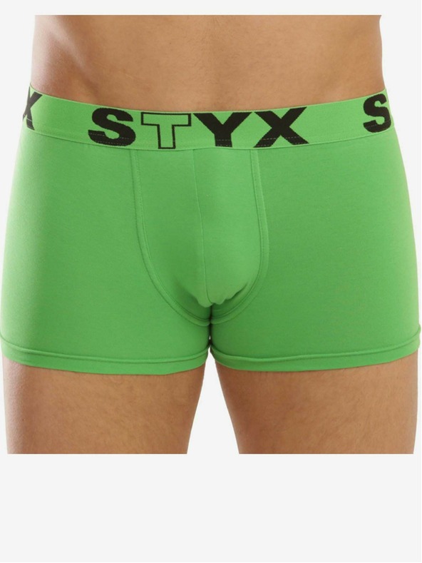 Styx Boxer uomo Styx sport elasticizzato verde