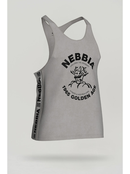 Nebbia Stringata muscolare lavata GOLDEN AGE 791 M, grigio chiaro