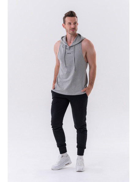 Nebbia 323 Canotta fitness con cappuccio Nebbia