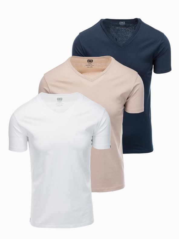 Ombre Clothing T-shirt da uomo senza stampa - mix 3 pezzi Z29 Ombre Clothing