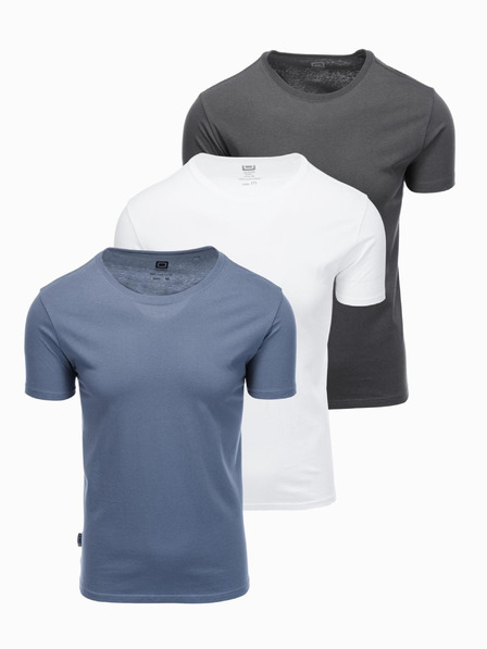 Ombre Clothing T-shirt da uomo senza stampa - mix 3 pezzi Z29 Ombre Clothing