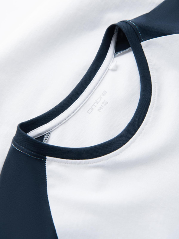 Ombre Clothing Maglietta a maniche lunghe stampata da uomo - Nero V1 OM-LSPT-0119 Ombre Clothing