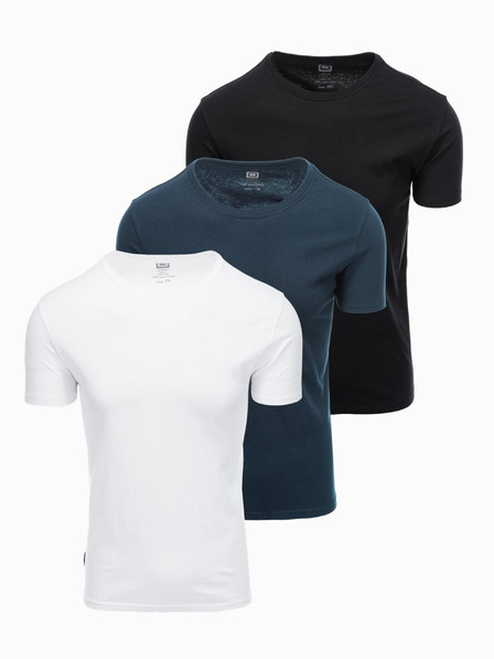 Ombre Clothing T-shirt da uomo senza stampa - mix 3 pezzi Z29 Ombre Clothing