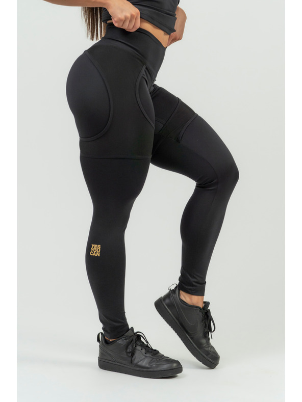 Nebbia NEBBIA INTENSE Leggings sportivi a rete da donna 838 Oro Nebbia