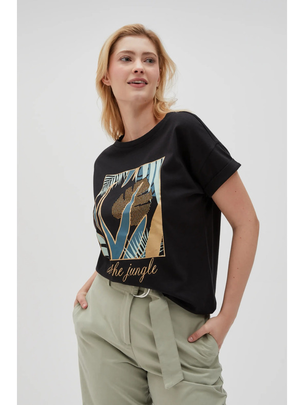 Moodo Maglietta donna nera Moodo