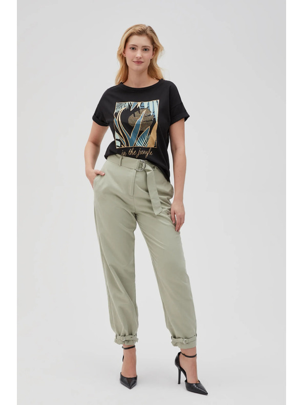 Moodo Maglietta donna nera Moodo