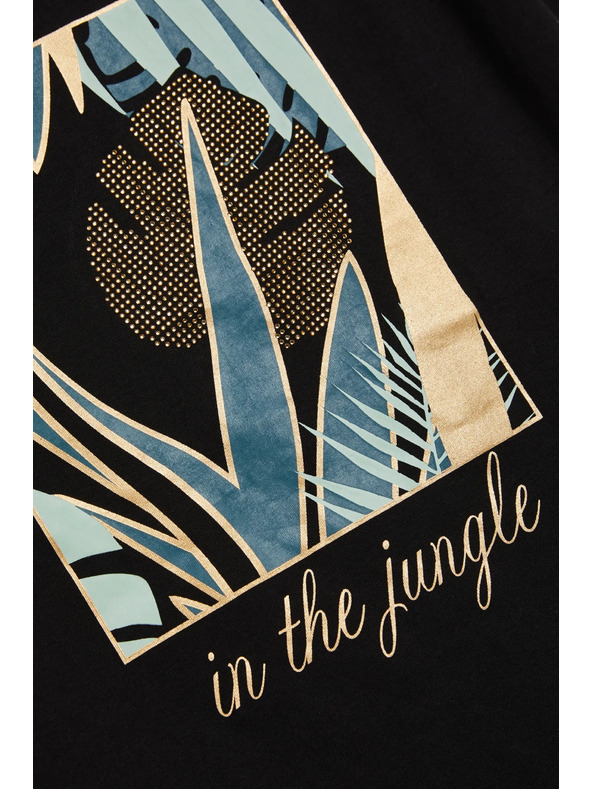 Moodo Maglietta donna nera Moodo