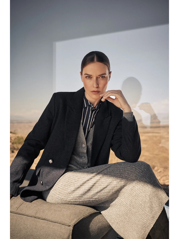 Moodo Blazer da donna blu scuro Moodo